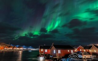 Hamnøy - Northern Lights - Lofoten Outdoor Gallery Photography - Christo Giliomee